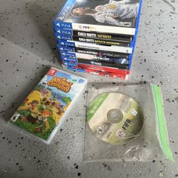 PS4 GAMES, NINTENDO SWITCH & XBOX ONE