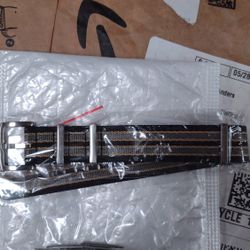 BRUH-B09Y5TMKKZ watchdives Nylon Watch Band 18mm 20mm 22mm Multicolor Replacement Watch Straps for Men Women (Black Yellow Gray, 22mm)