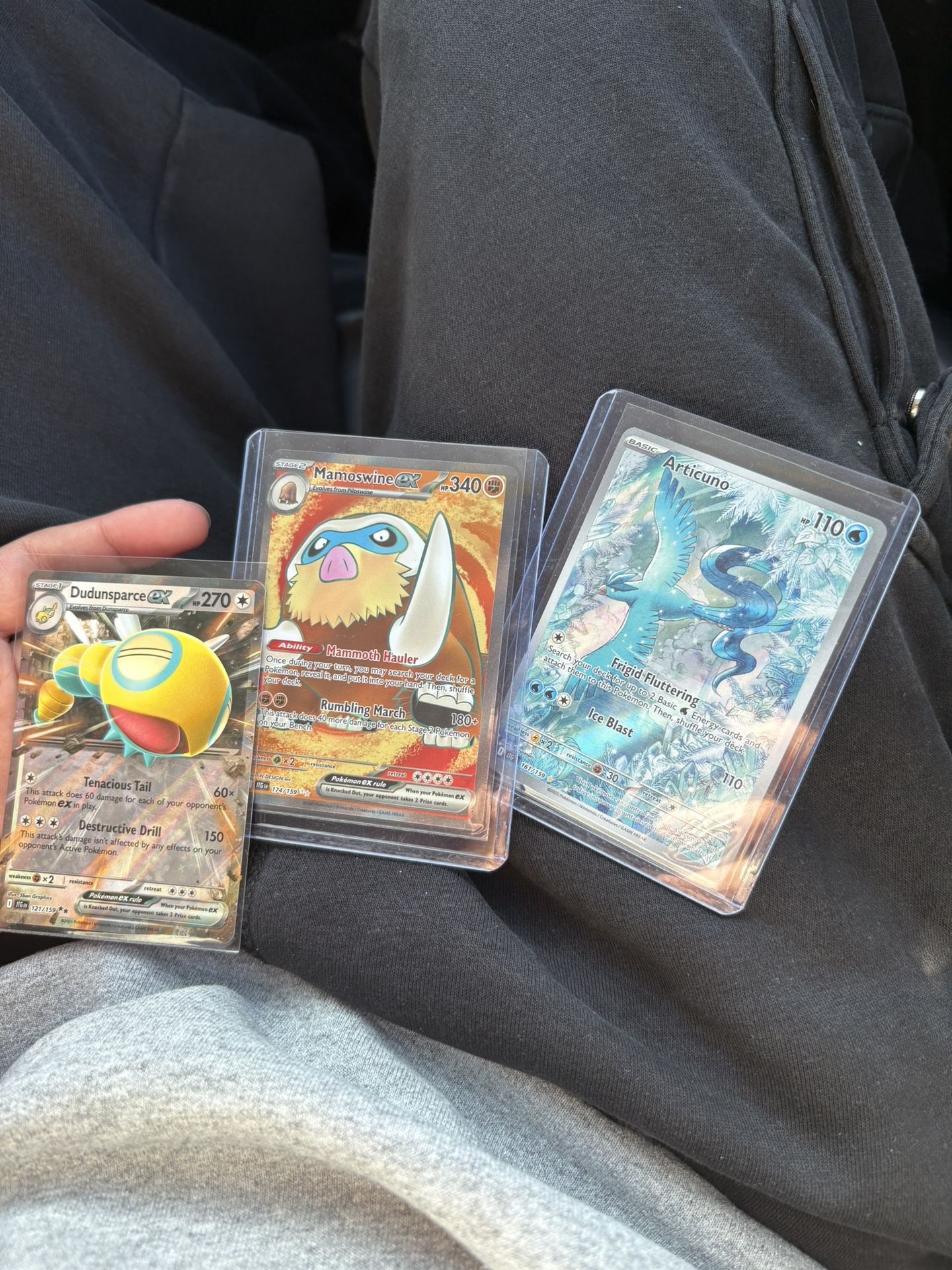 Dudunsparce Ex, Mamoswine Ex Full Art, Articuno#Pokémon