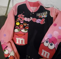 Pink & Black MM'S Girl Jacket Size XL