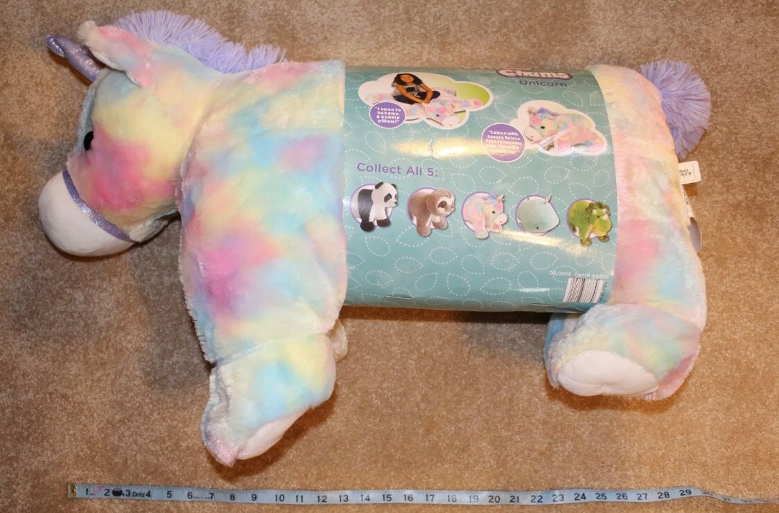 Unicorn Buddy large pillow chum by Kelly toys