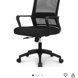 NEO CHAIR Mesh Office Chairs Computer Desk Adjustable Swivel Ergonomic Back Lumbar Support Task Home Armrest Conference Rolling Wheels High Height Adu