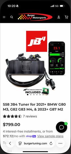 JB4 for bmw s58