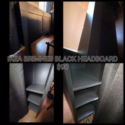 IKEA BRIMNES BLACK HEADBOARD