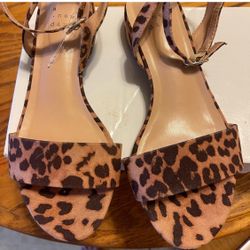 Girls Cheetah Sandals