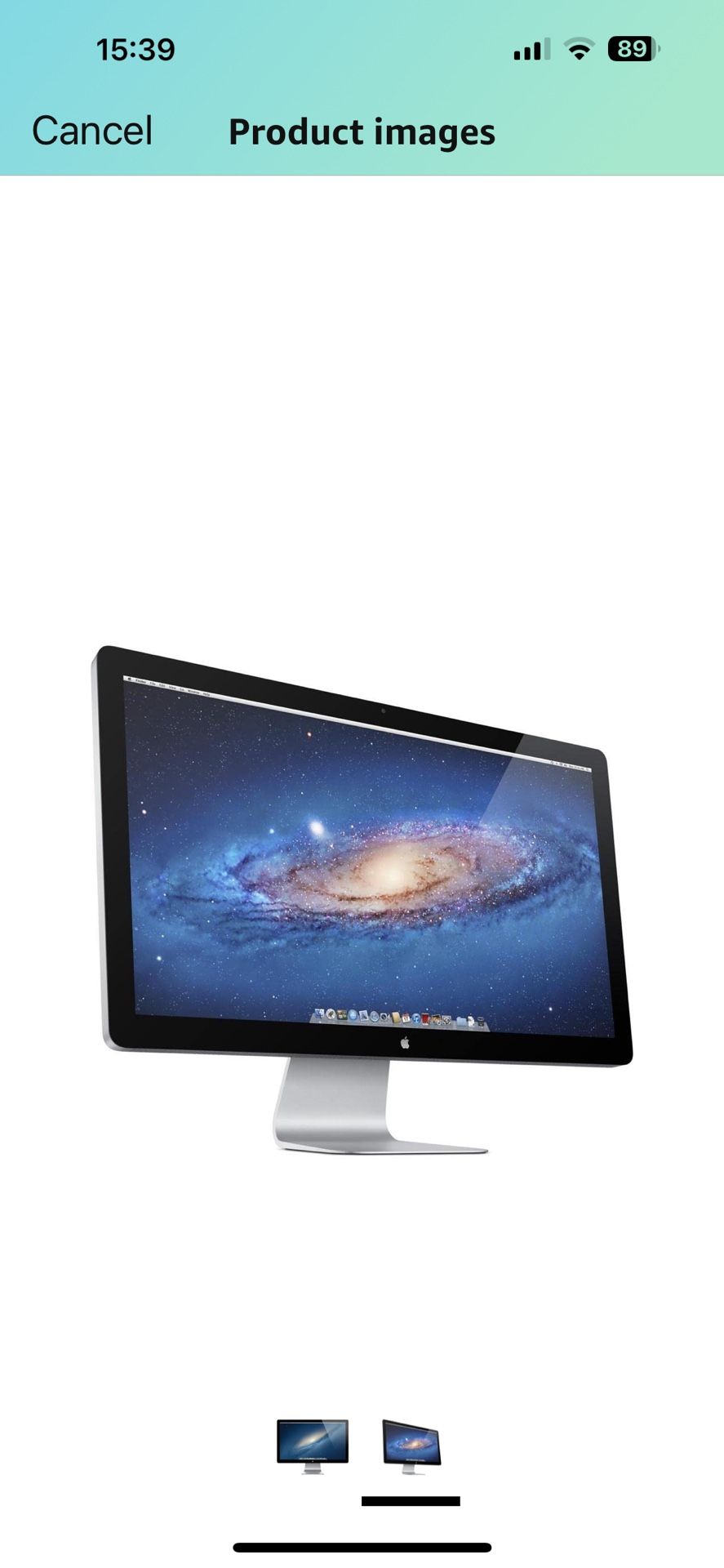 Apple Cinema Monitor 27”