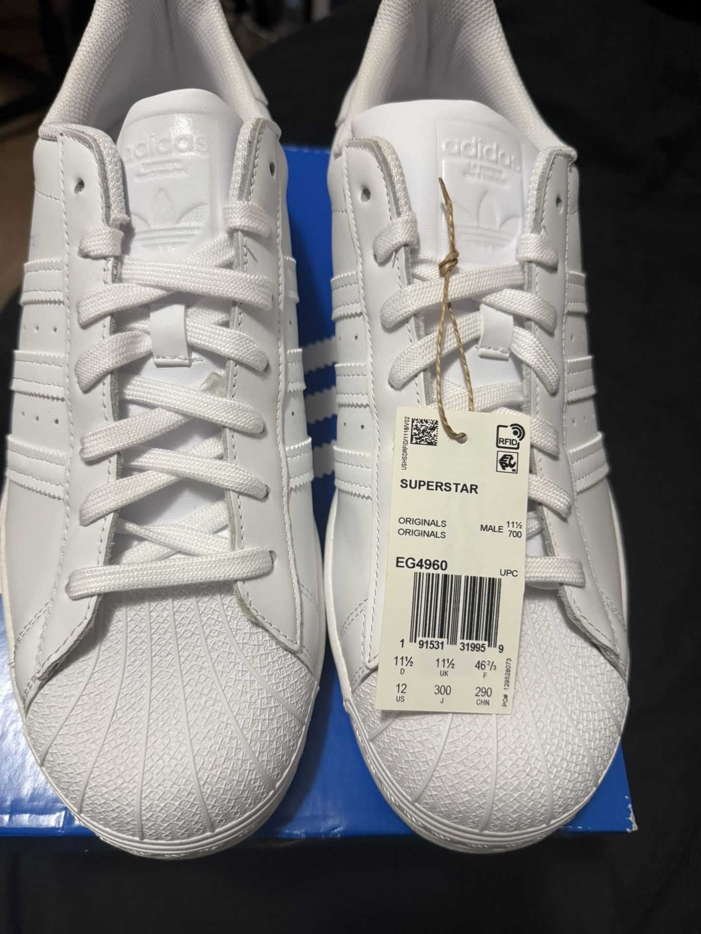 BRAND NEW Men’s Adidas White Shell Tops