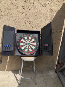 Accudart Match Pro Dartboard Cabinet Set