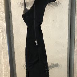Women's Thigh High Nina Luela - NE Black Stretch Boots/Size 9M