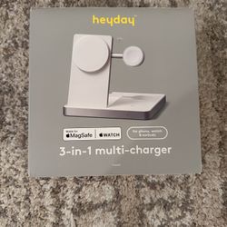 BRAND NEW HEYDAY 3-in-1 Multi Charger For iPhone, Apple Watch, AirPods