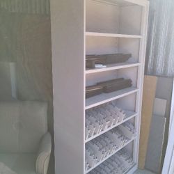 Huge Metal Bookcase Steel Commercial Grade 6ft X 4ft Wide 