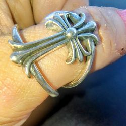 Chrome Hearts Huge Cross Ring Men's Size 10