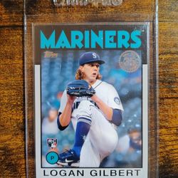 LOGAN GILBERT ROOKIE BASEBALL CARD COLLECTION!!