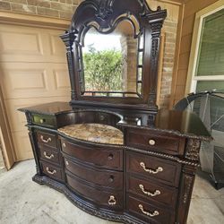 Dark Wood Dresser