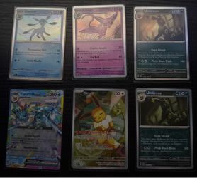 Pokémon Eeveelution Card Lot – Umbreon, Espeon, Glaceon, Vaporeon ex & Eevee