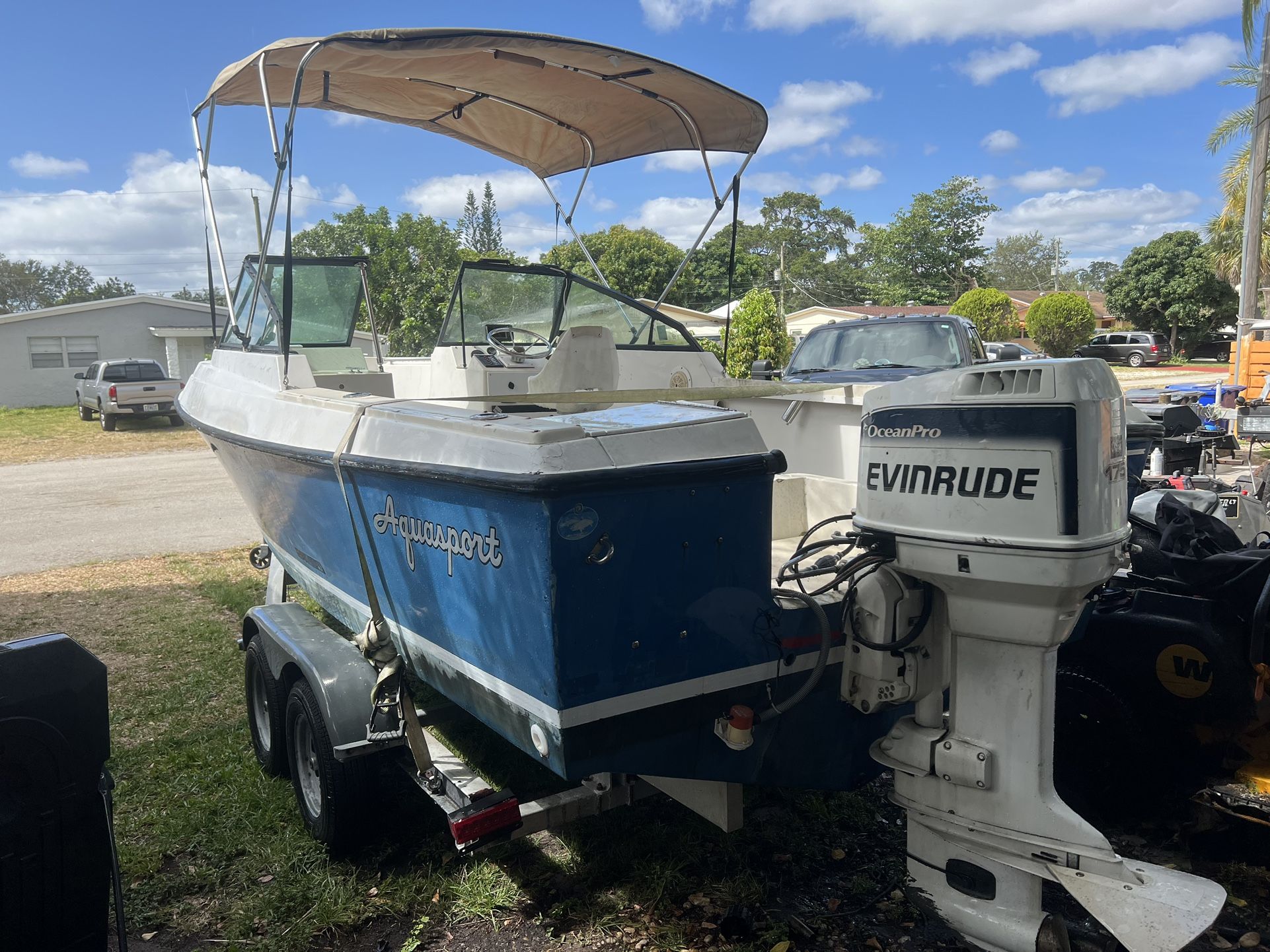 1984 Aqua Sport 22ft Boat