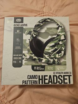 Ecko Unltd. Camo Pattern Gaming Headset