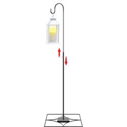 Shepherd Hook for Outdoor 34"-55" Adjustable