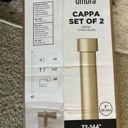New Umbra 1" Curtain Rod, 2-pack