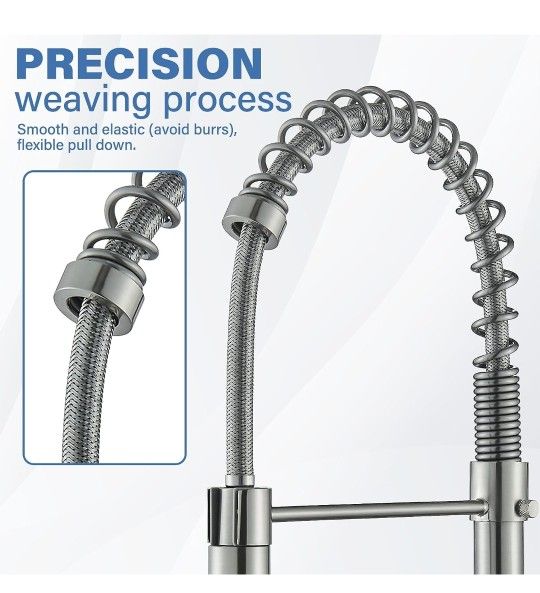 Brand New Brushed Finish Pull Out Faucet New Grifo De Cocina