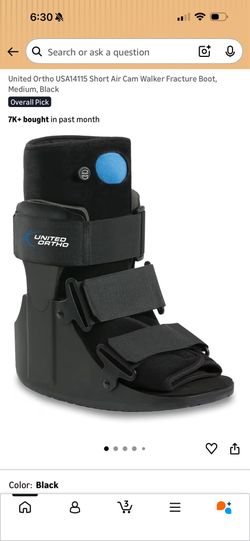 Leg boot fracture foot brace