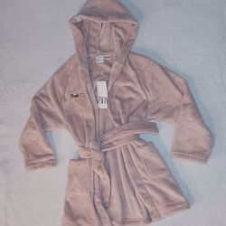 Zara " Vale" Embroidered Girls Robe New 