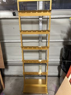 New Gold Wine Glass Display  Holder - Can Be Used For Other Things As Well