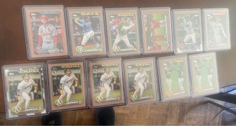 Baseball Topps Gold card lot