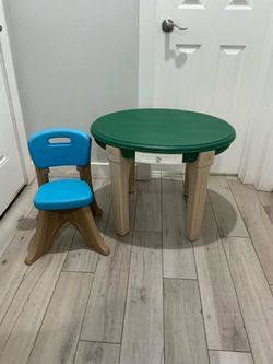 Kids Plastic Table and Chair Set