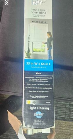 33"×64" Light Filtering Blinds 