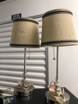Two small lamp table