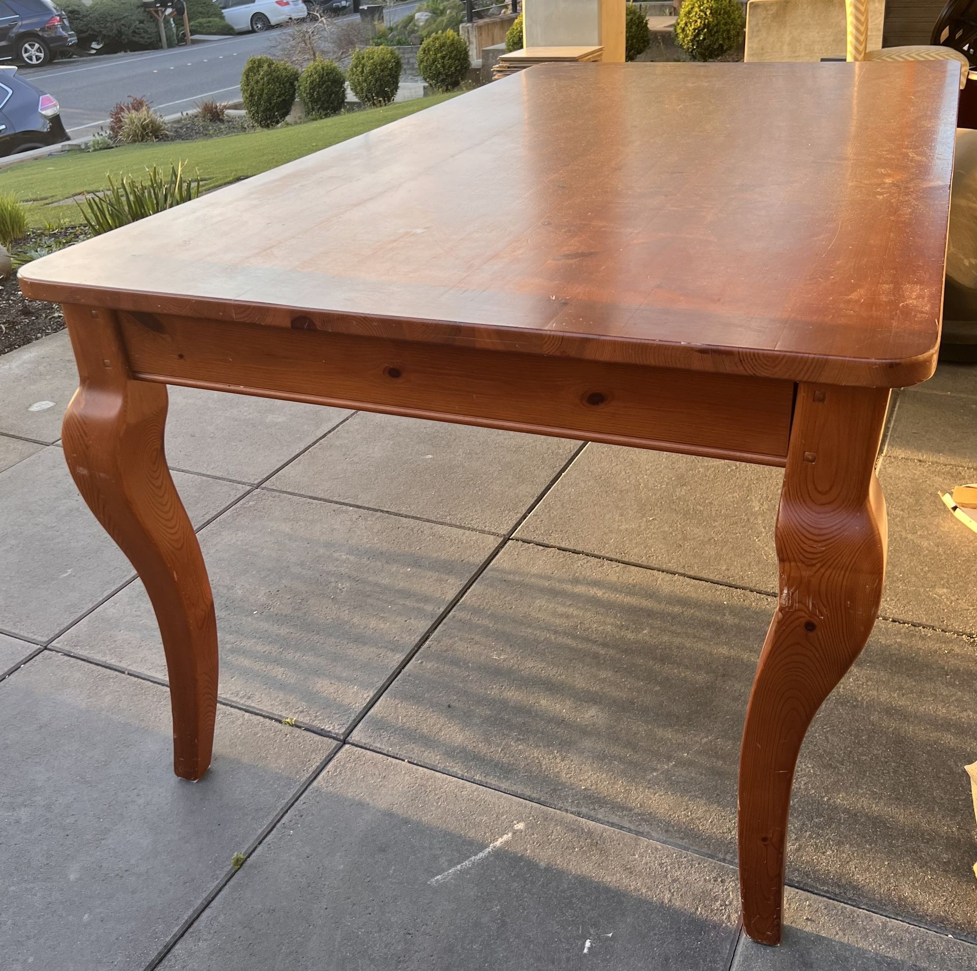 Pottery Barn Table Measurements In Pics