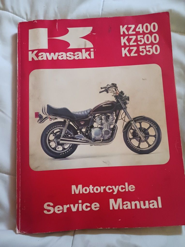 Kawasaki Z Kz 400 500 550 Review Tecnical Workshop Manual Motorbike Z400 Z500