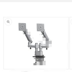 Dynafly Dual Adjustable Monitor Arm