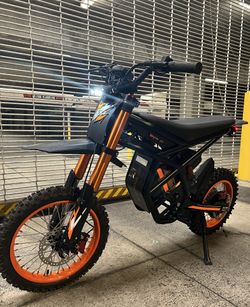 NEW - 2400W Electric Pit Bike, 37mph+, 4’8-6’2 Rider, 29inch High Seat, 21ah Removable Battery, Reversed Fork, GT54, Tuttio Similar