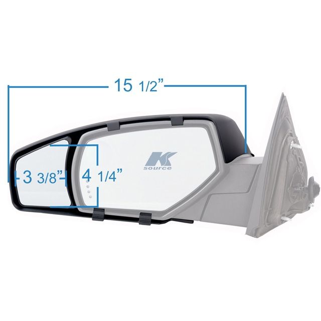 Snap & Zap Tow Mirror extensions Chevy, GMC, TAHOE, Silverado, Sierra