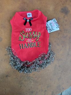 Dog Sassy Shirt Medium