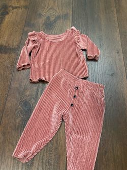 Girls pink sweater and pants size 0/3 months by SHEIN #20