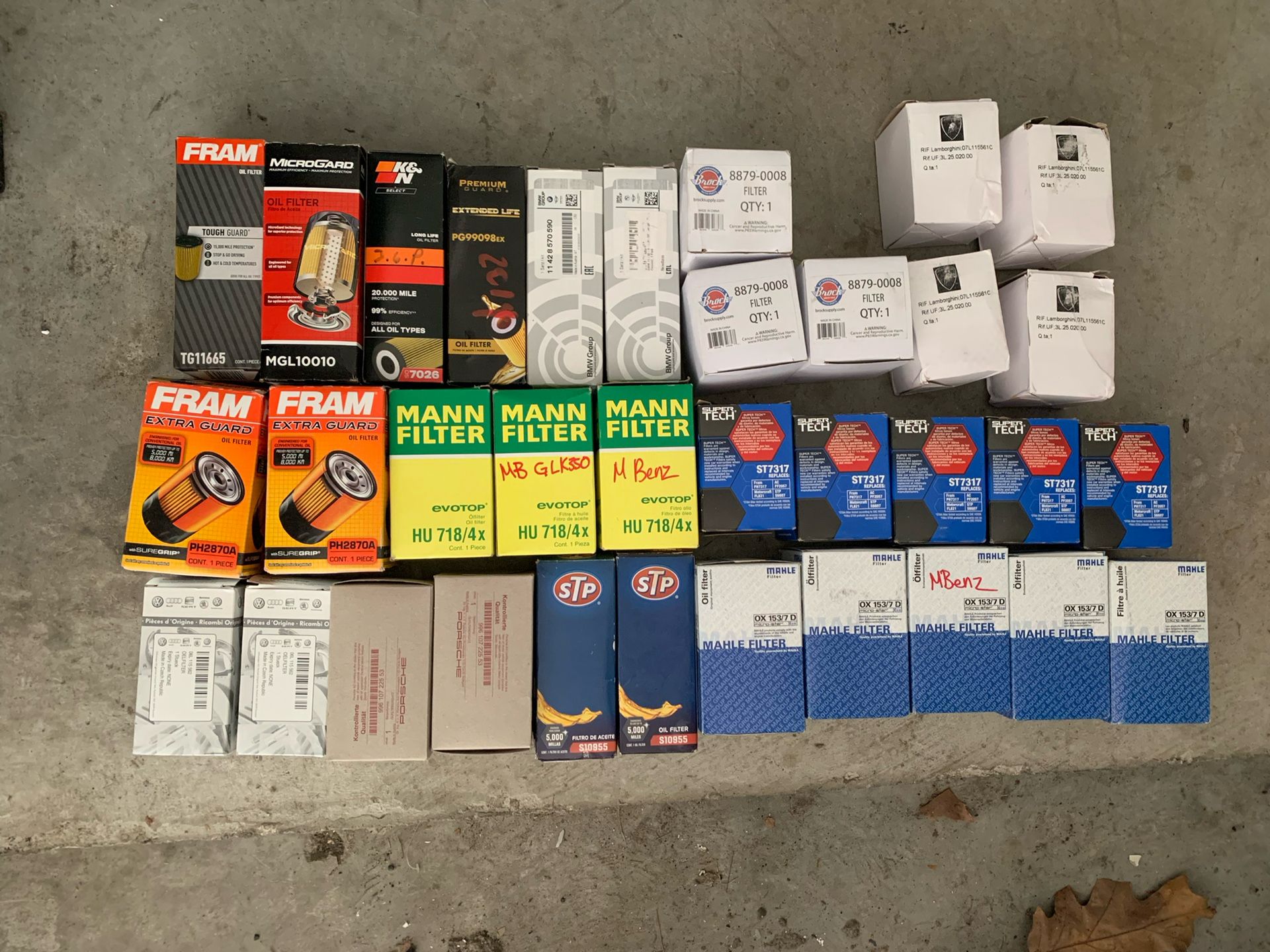 Free Assorted Oil Filters