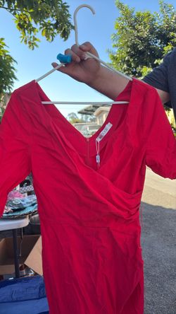Large New Red Dress 