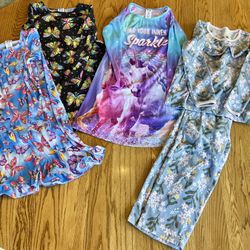 Girls Winter Pajamas 7-8