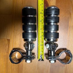 LARGE CHROME FOOTPEGS 