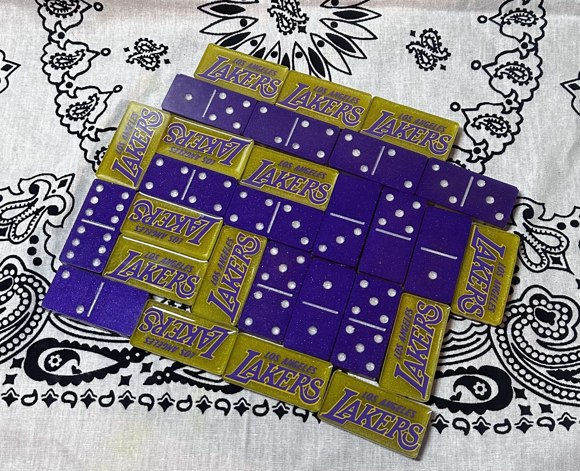 Custom Lakers Dominoes
