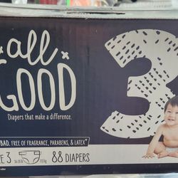 Baby diaper size 3.