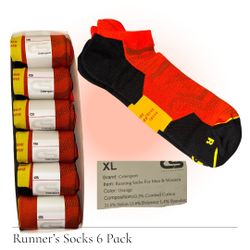 *NEW* XL Running Socks (6pk)