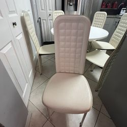 6 Chairs Leather 