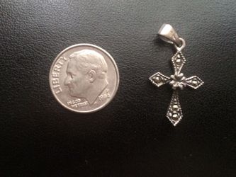 Silver Cross pendant