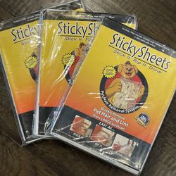 Sticky Sheets - 3 packages, 12 sheets each