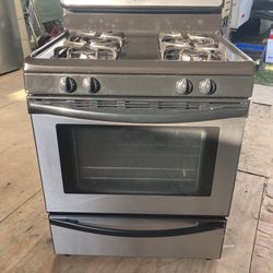 Stove Gas Frigidaire Stainless Steel 