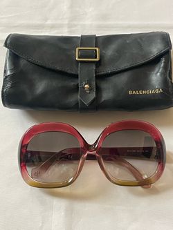 Balenciaga Fashion Oversized Sunglasses Designer Eyewear Eye Protection Square